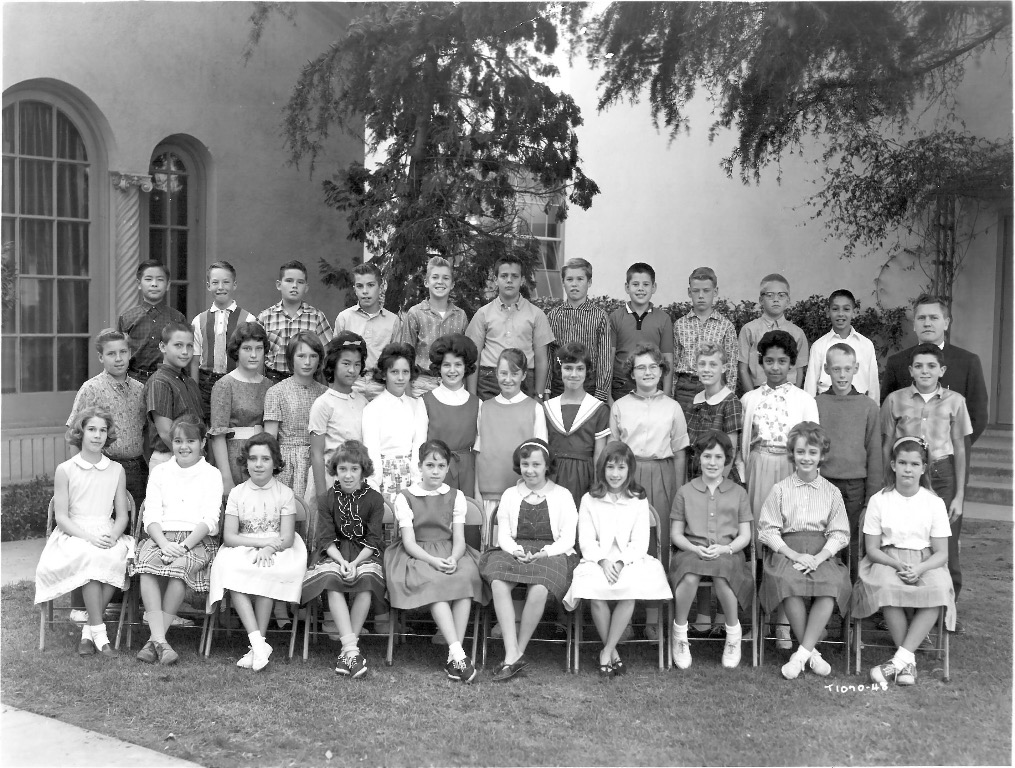 Mr. Wiens’ Sixth Grade 1962 Picture provided by Diana (Brian) Silva